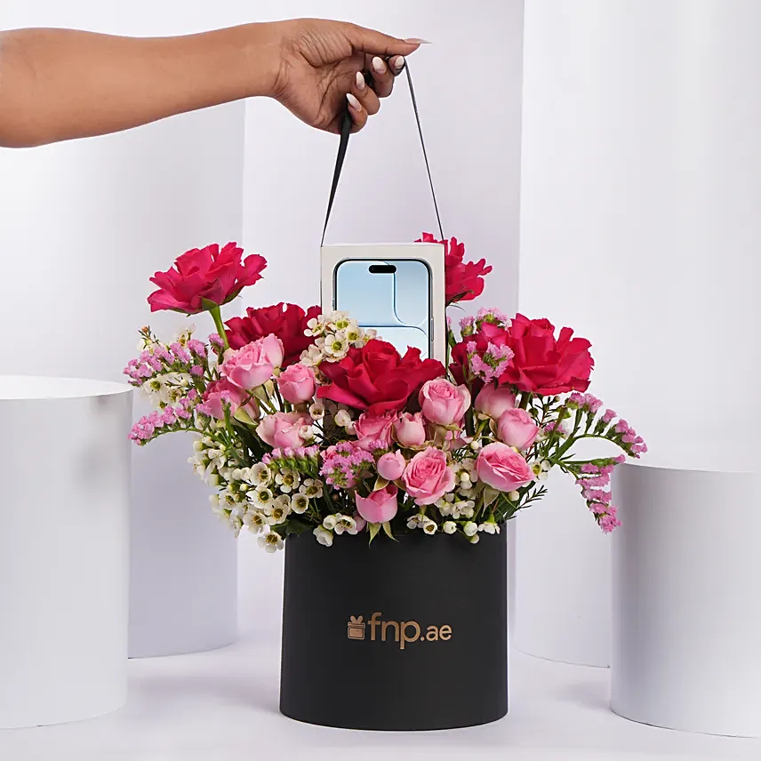iPhone 17 Air Surprise Gift Box With Flowers And Apple Clear Case Middle East Version: 