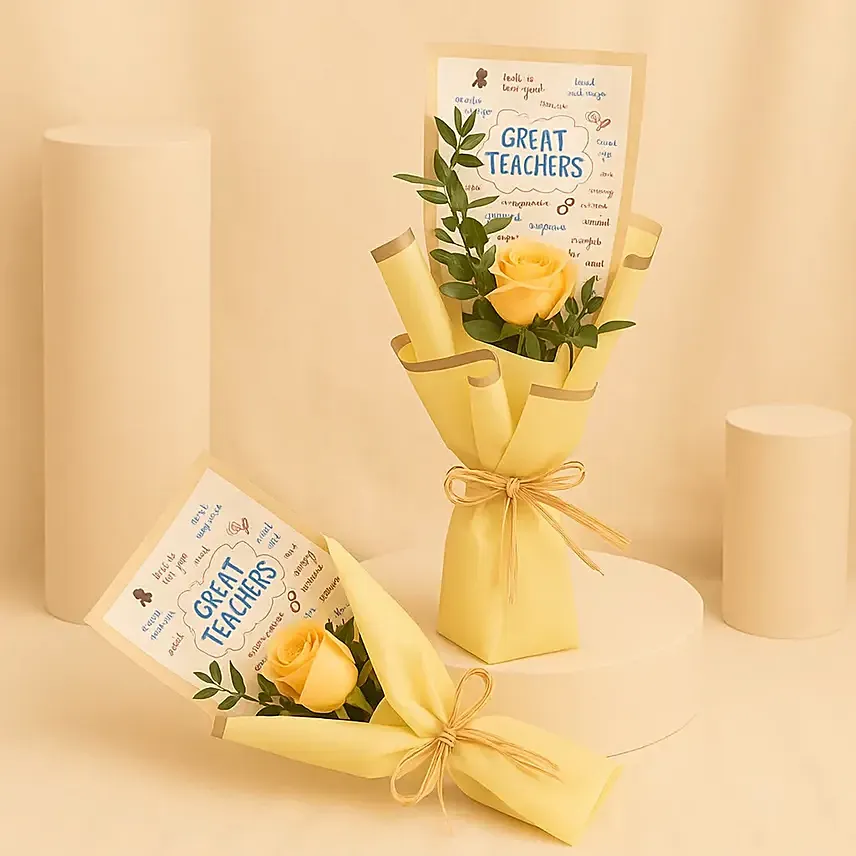 Rose Bouquet For Teacher: Teachers Day Gifts 