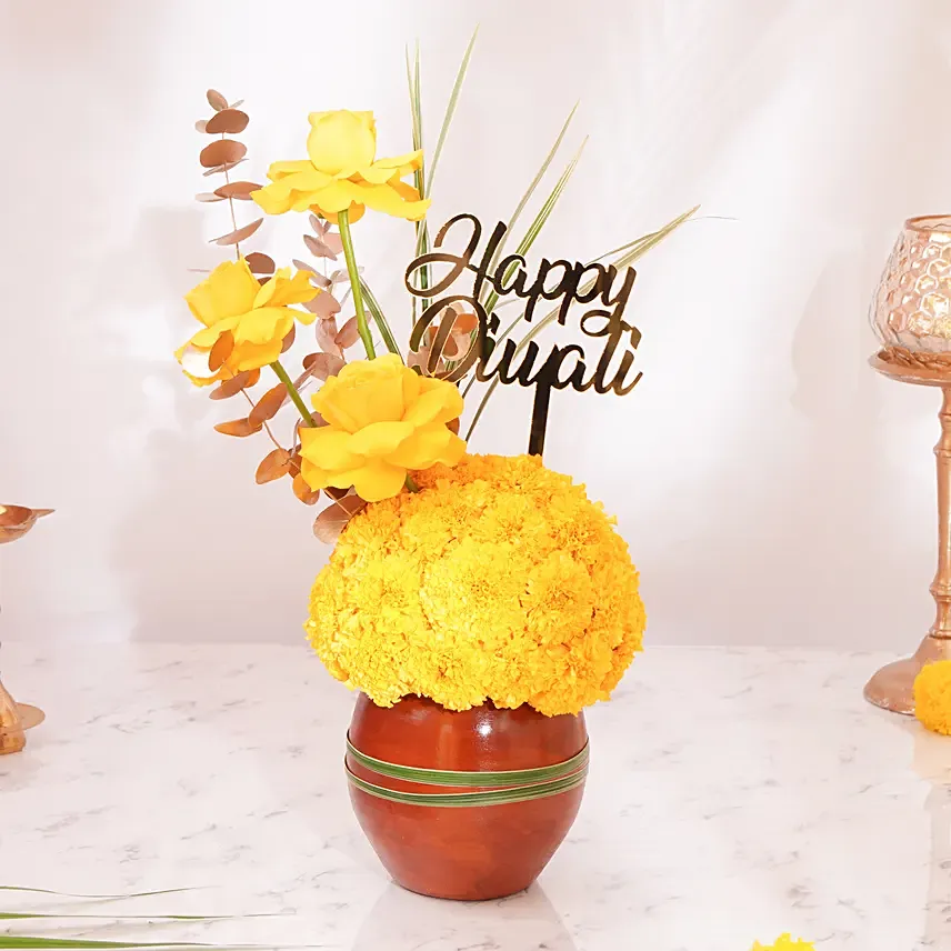 Diwali Sunshine Vase: Diwali Gifts