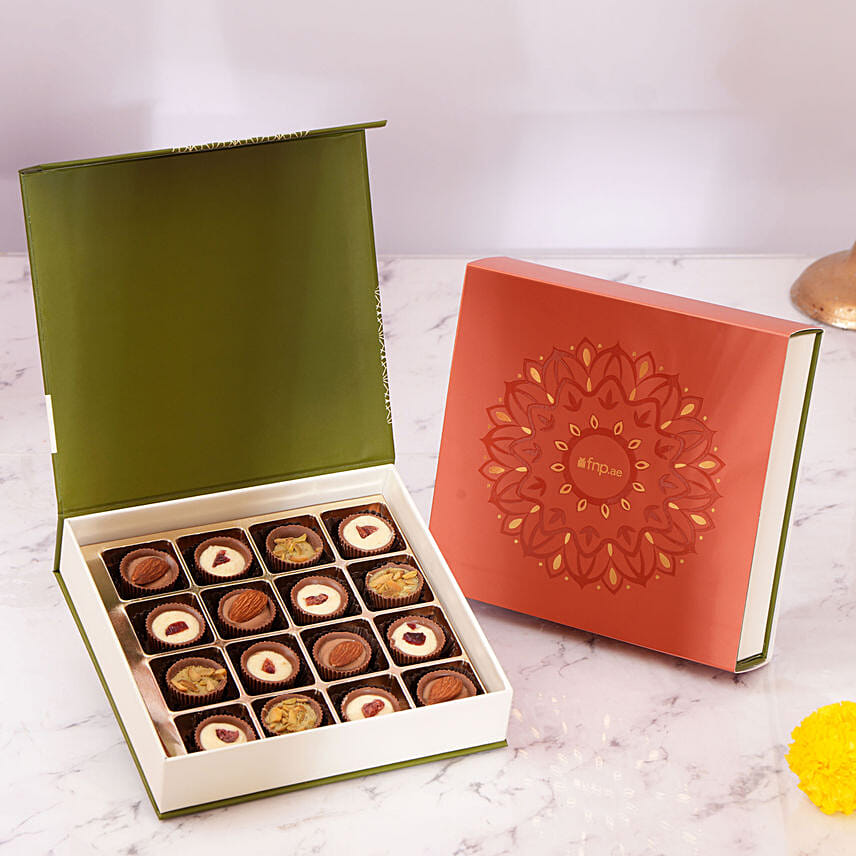 Golden Bliss Diwali Chocolate Box: Diwali Chocolates