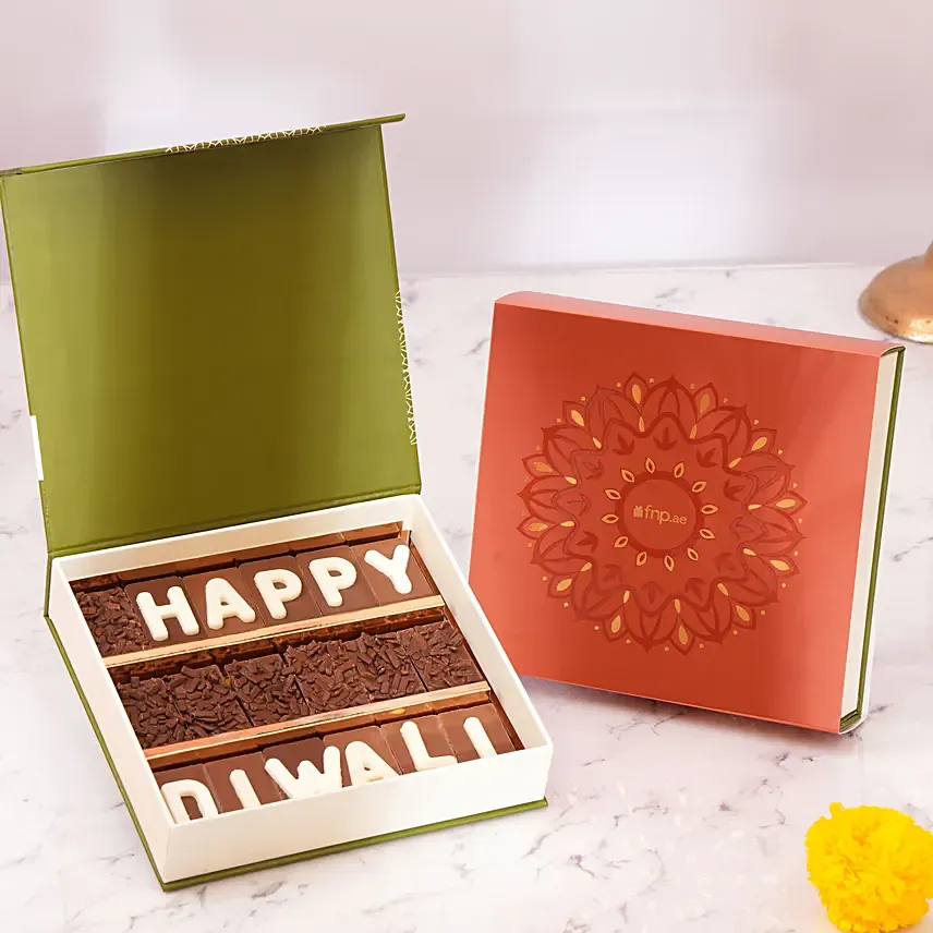 Happy Diwali Hazel Nut Box: Diwali Chocolates