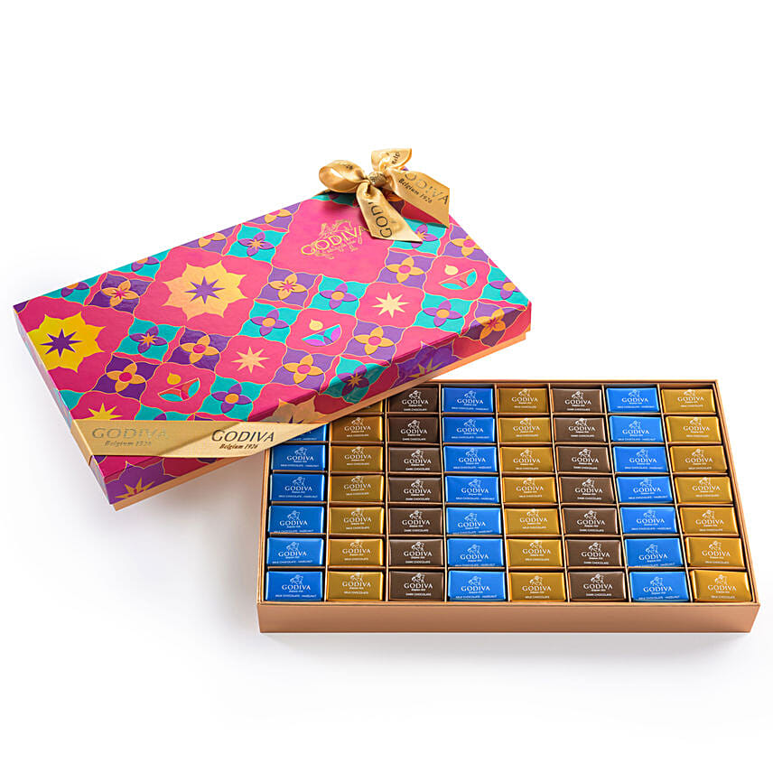 Godiva Diwali Napolitain Box 56 Pcs: UAE National Day Gifts