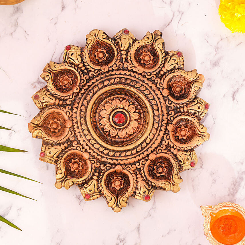 Shubh 9 Diya Thali: Diwali Diya