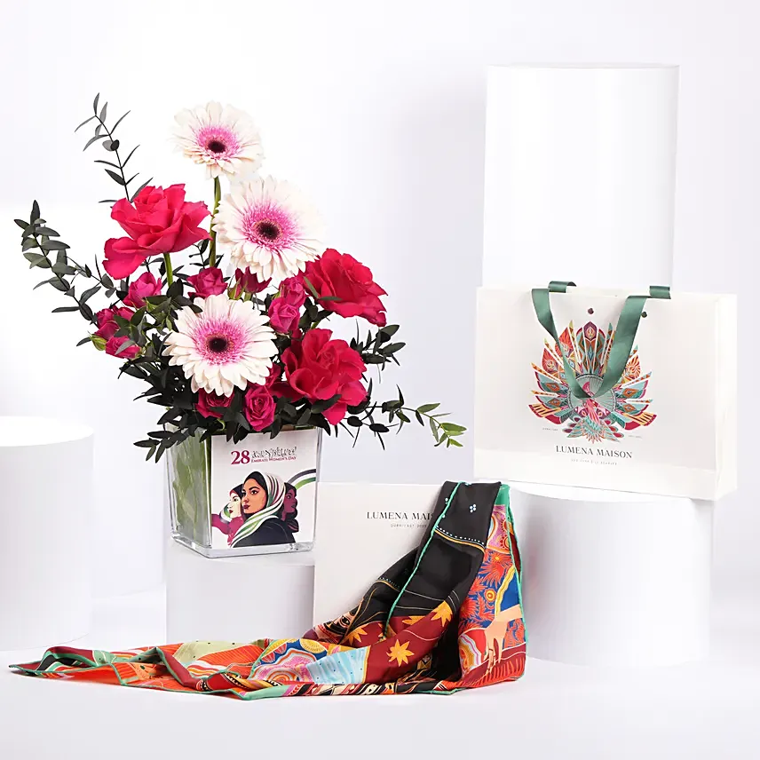 100 Percent Silk twill Scarf Sisterhood by Lumena Maison 100 Percent Silk twill Scarf Sisterhood by Lumena Maison: