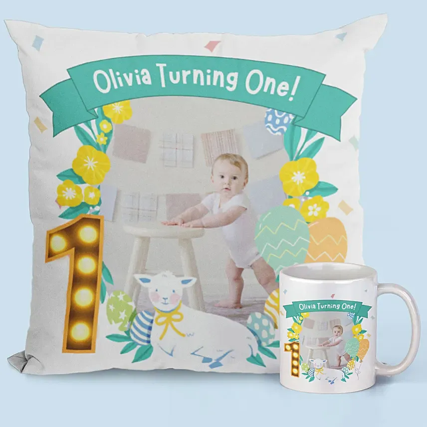 1st Birthday Kids Combo 1st Birthday Kids Combo: Personalised Mugs Dubai