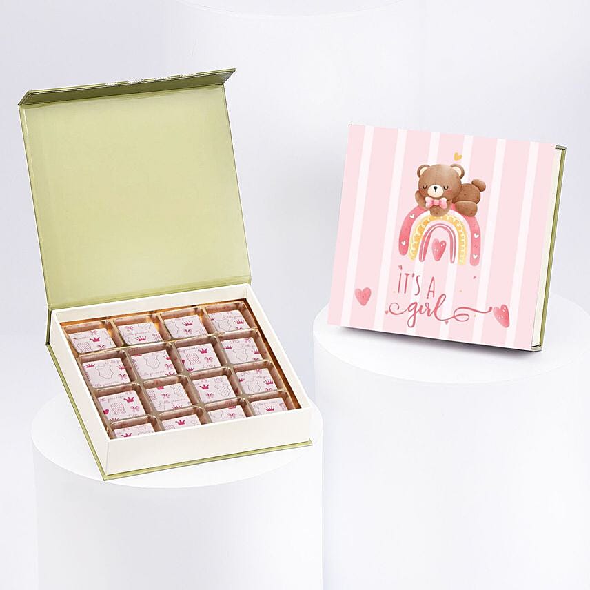 Baby Girl Congratulation Chocolate Box Baby Girl Congratulation Chocolate Box: New Born Gifts
