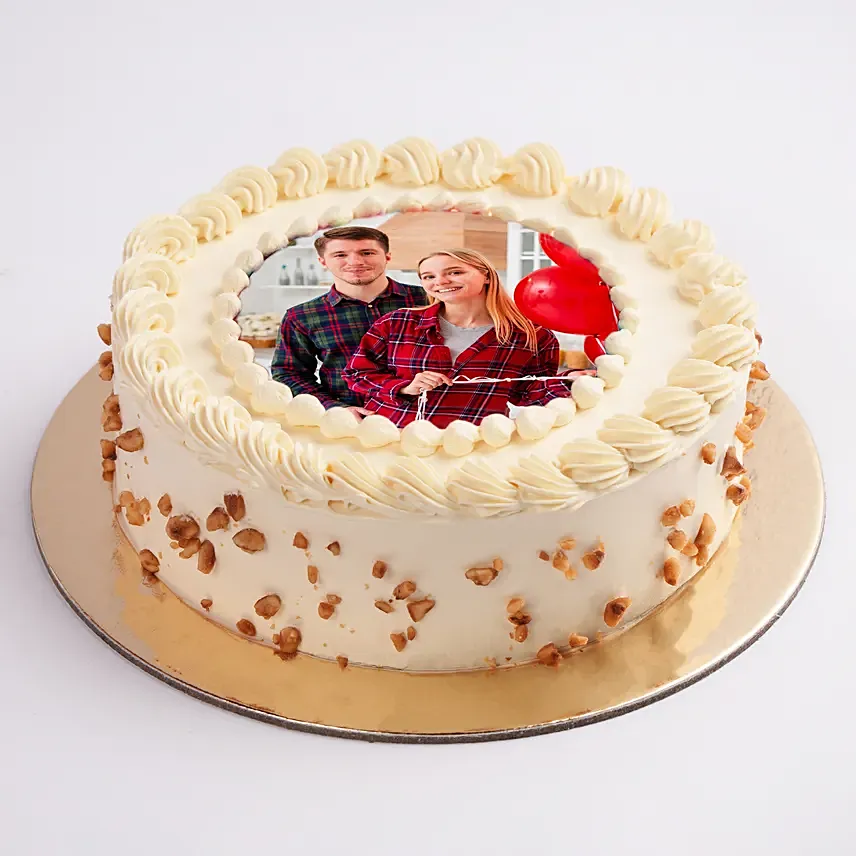 Anniversary Special Photo Cake 500gm Anniversary Special Photo Cake 500gm: Customized Photo Cakes