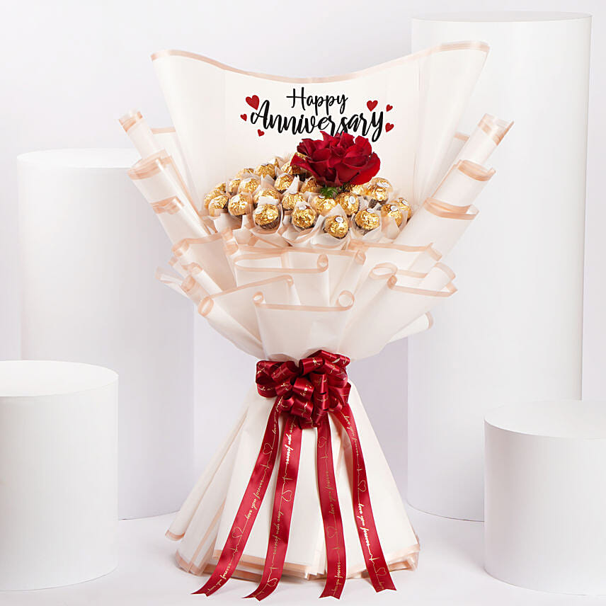 Anniversary Rocher Bouquet Anniversary Rocher Bouquet: