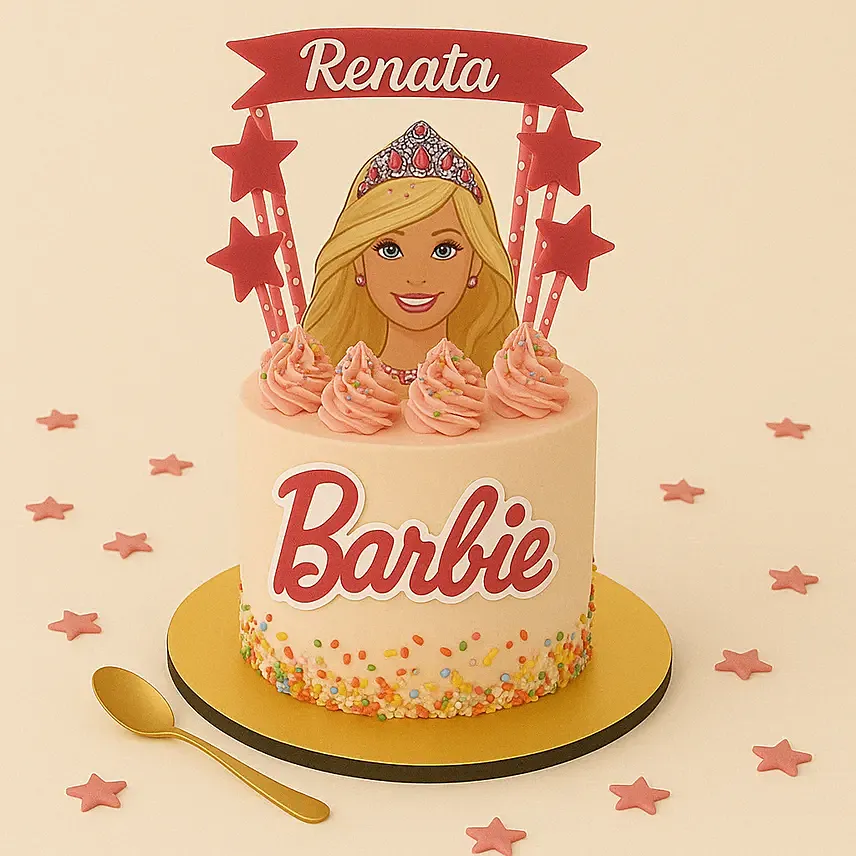 Barbie Designer Cake 1.5 Kg Barbie Designer Cake 1.5 Kg: Barbie Cake