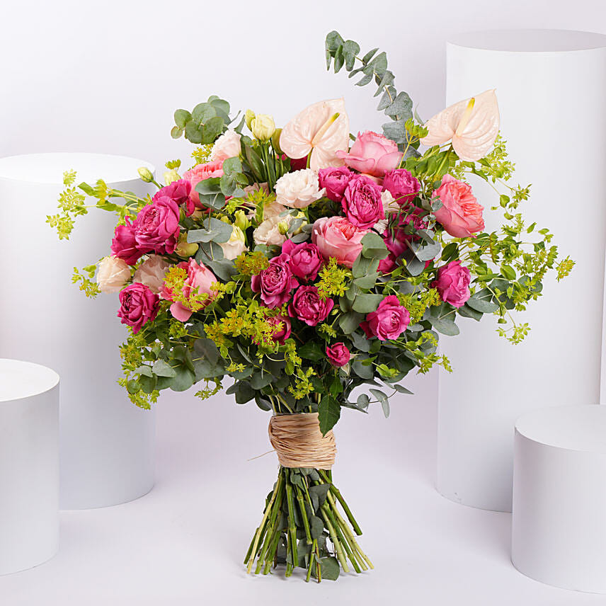 Bloom Aura Bouquet Bloom Aura Bouquet: Wedding Anniversary Flowers