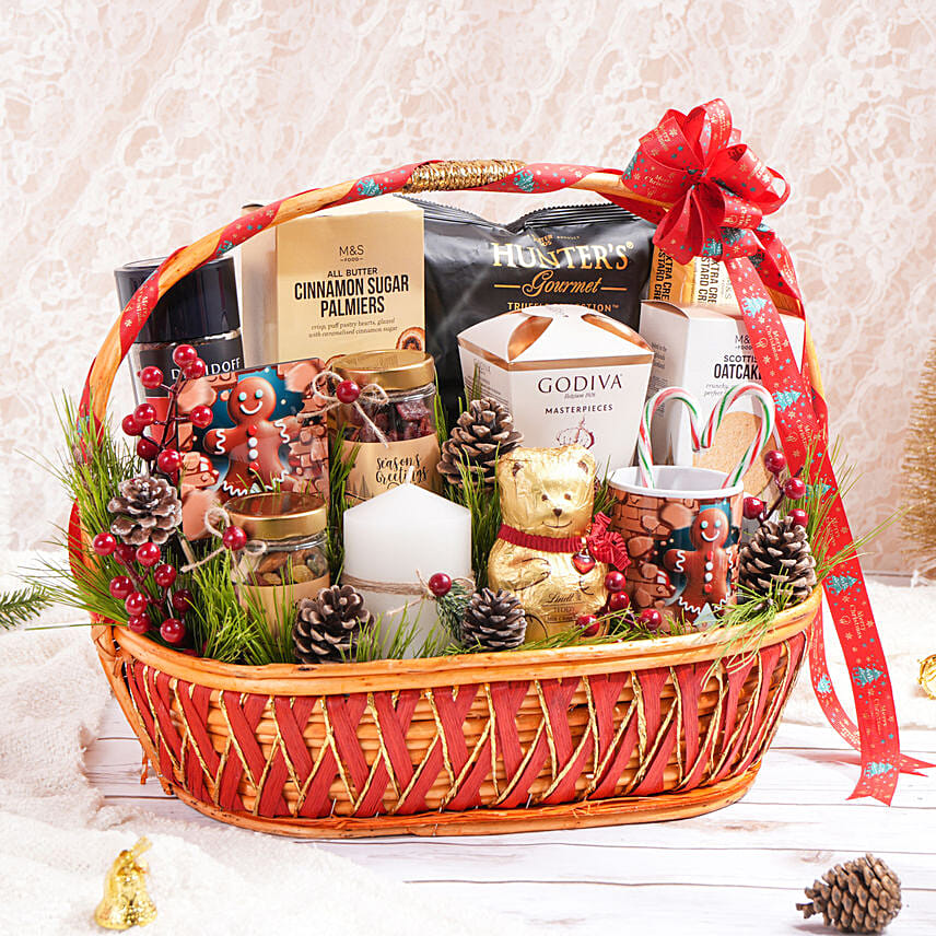 New Year Delights Basket New Year Delights Basket: Christmas Hampers