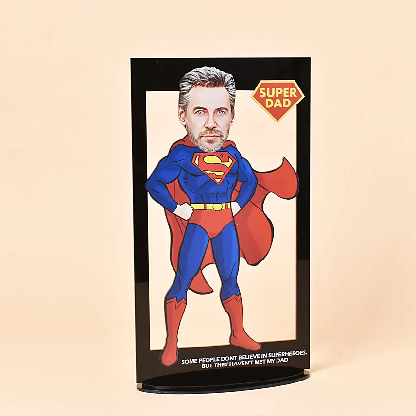 Capture Dad's Superpowers Caricature Capture Dad's Superpowers Caricature: Personalised Caricatures