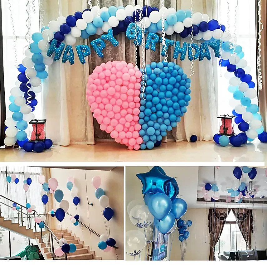 تنسيق ديكور بالونات هيليوم لكافة أرجاء المنزل تنسيق ديكور بالونات هيليوم لكافة أرجاء المنزل: زهور للحبيبة