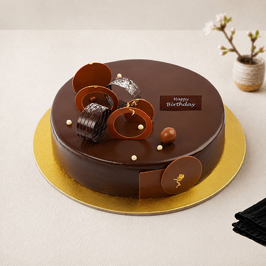 1 Kg Fudge Cake For Birthday