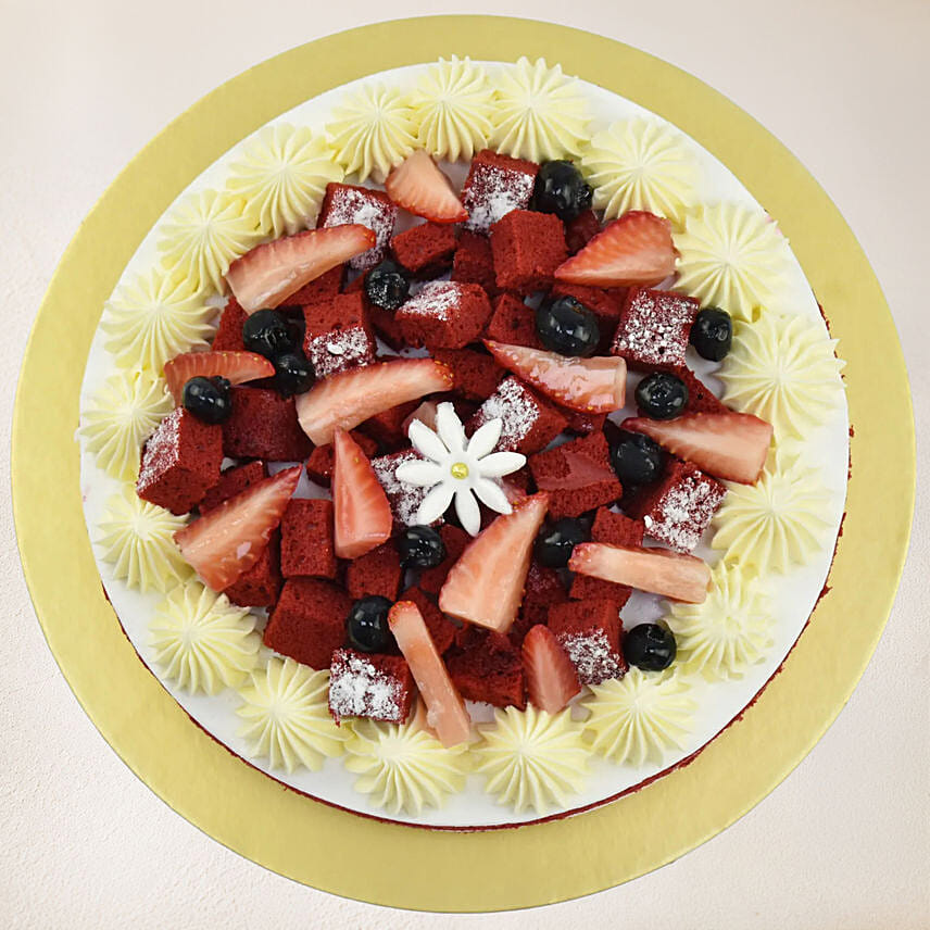1 Kg Red Velvet Cake For Birthday