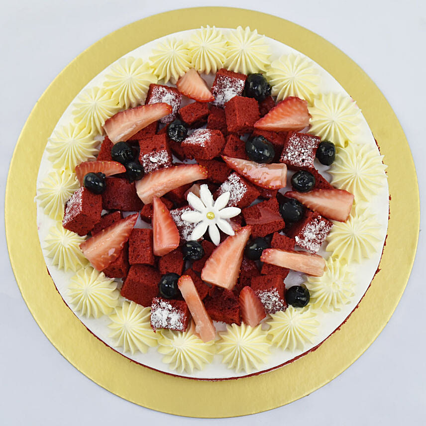 2 Kg Red Velvet Cake For Anniversary
