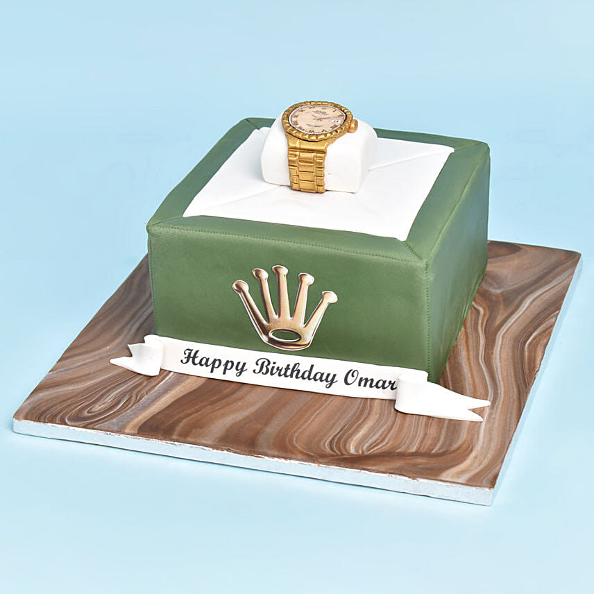 3D Rolex Watch Cake Chocolate