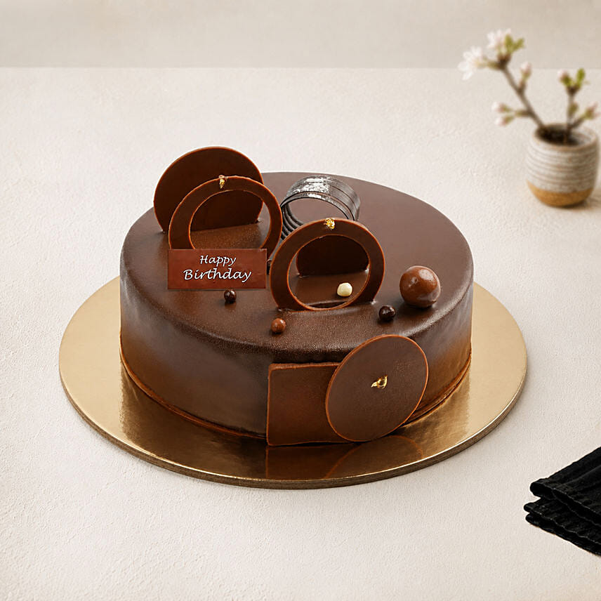 500 grams Fudge Cake For Birthday