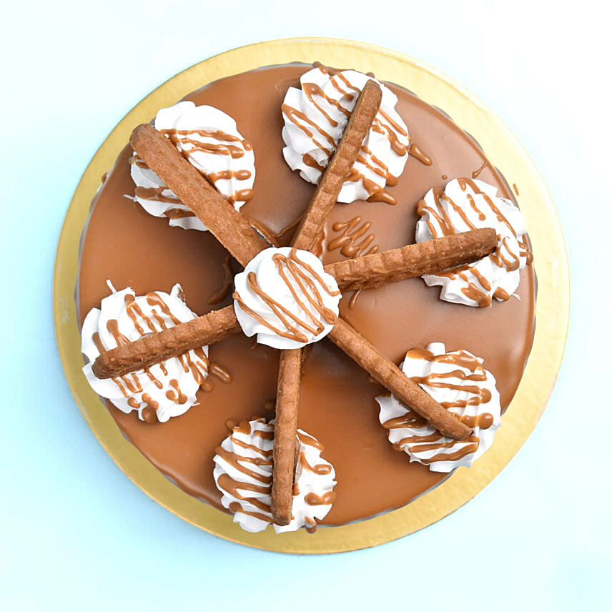 500 grams Lotus Biscoff Cake For Birthday
