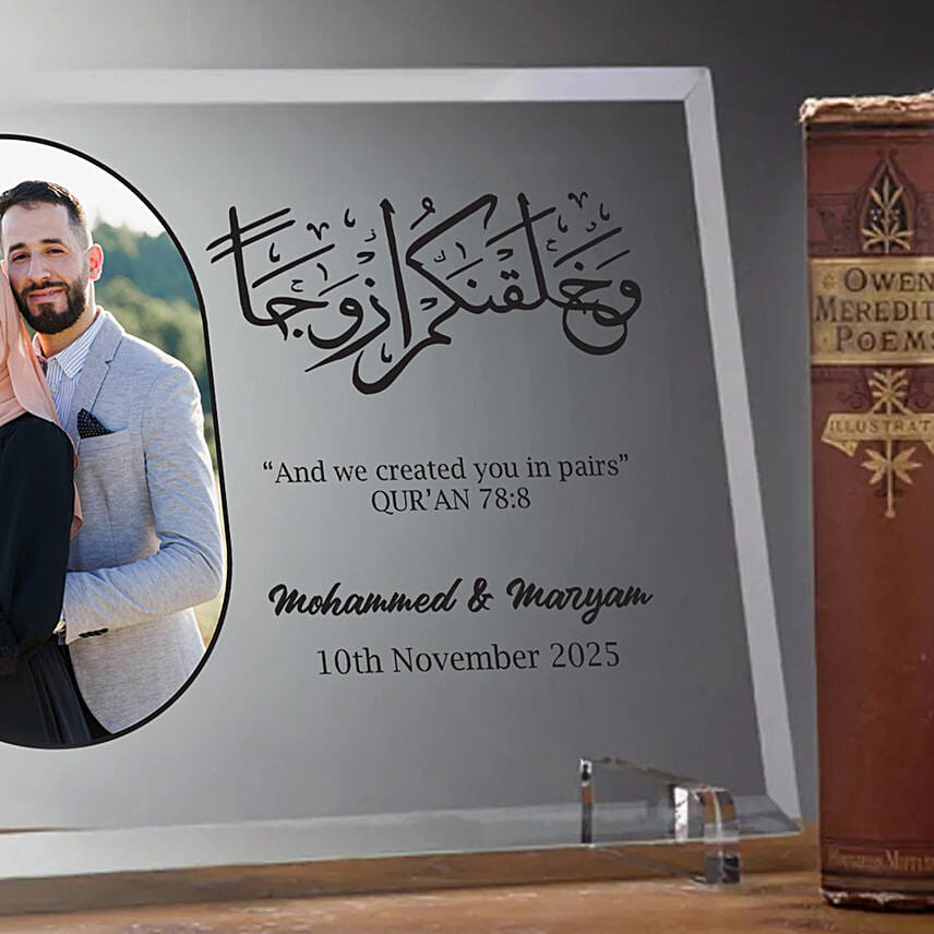 Acrylic Photo Frame For Couple