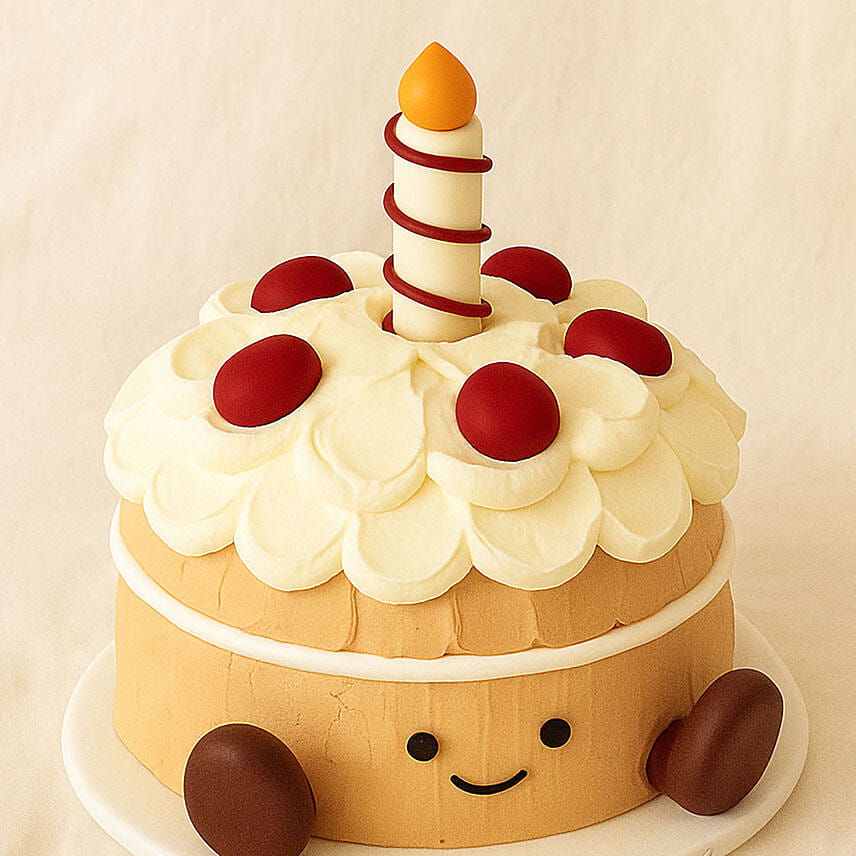 Amuseable Brown Birthday Fudge Cake 1 KG