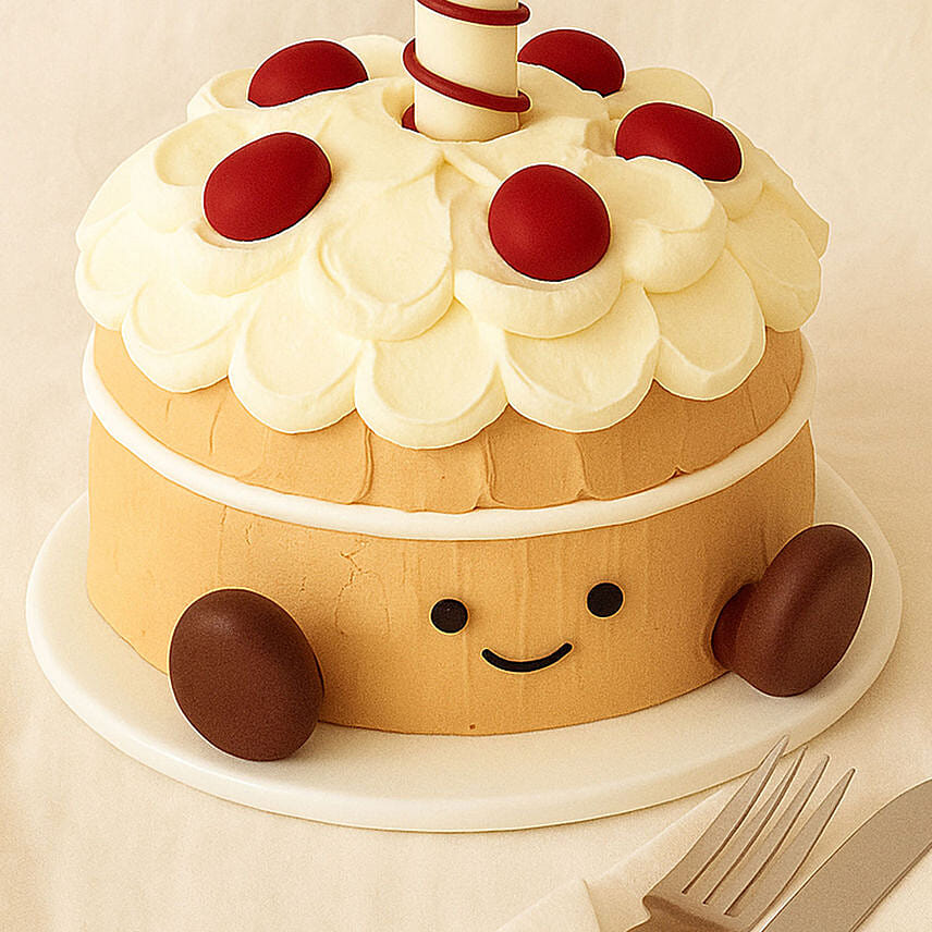 Amuseable Brown Birthday Fudge Cake 1 KG