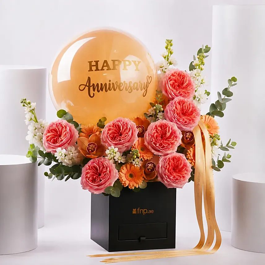 Anniversary Elegant Flower Box