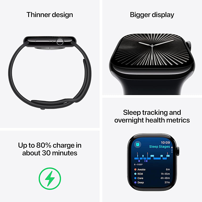 Apple Watch Series 10 42mm Loop Band Rose Gold