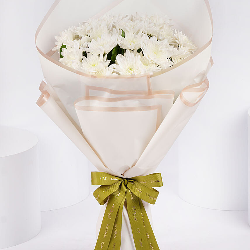 Birthday White Bloom Bouquet
