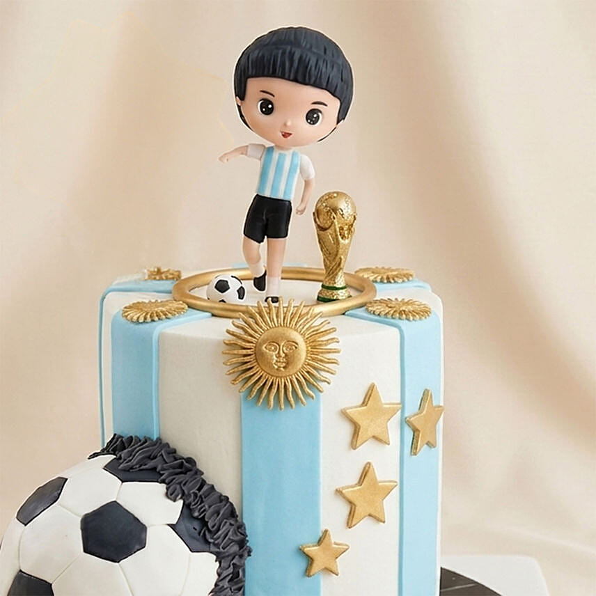 Argentina Football Fan Chocolate Cake 1Kg