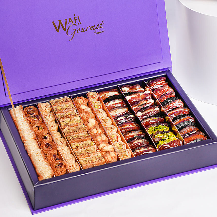 Assorted Baklawa and Dates Mix By Wafi