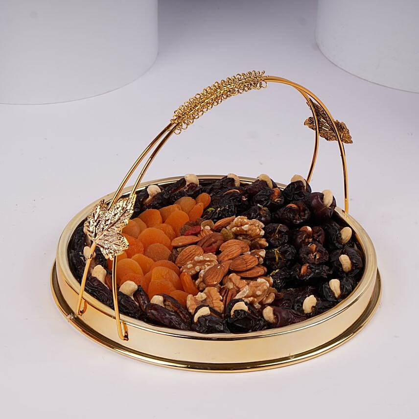 Assorted Dates and Dry Fruits Tray