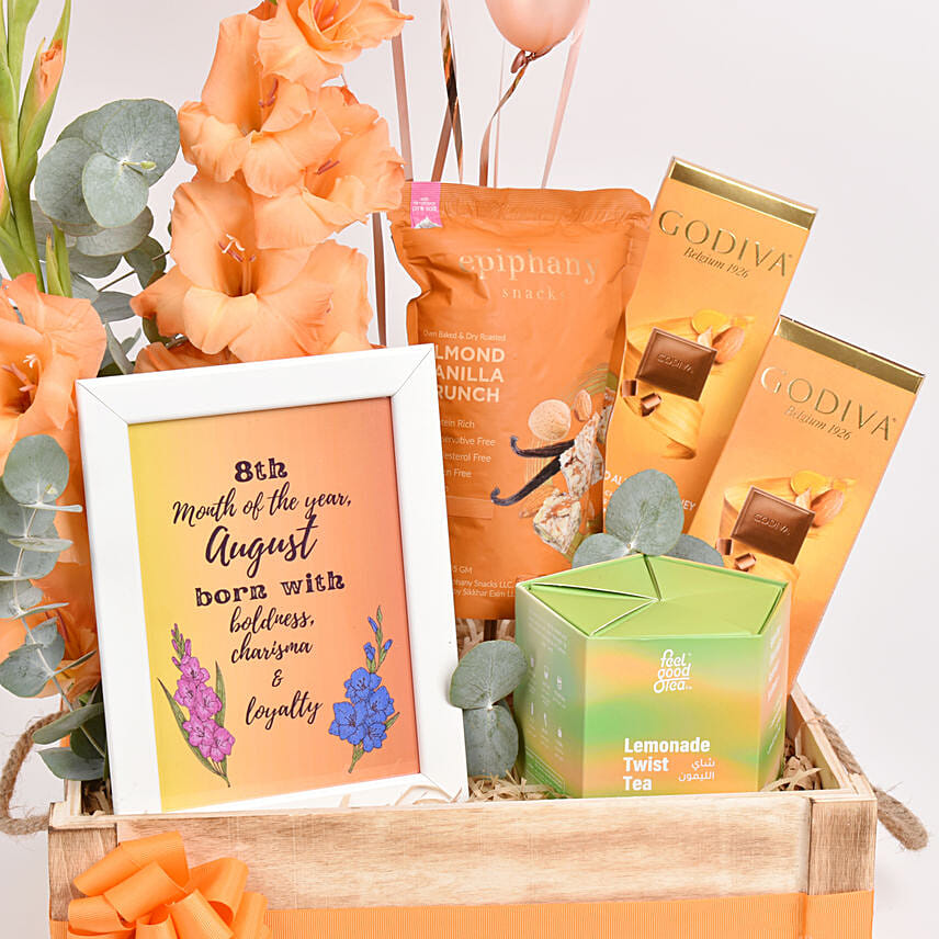 August Birthday Wishes Hamper