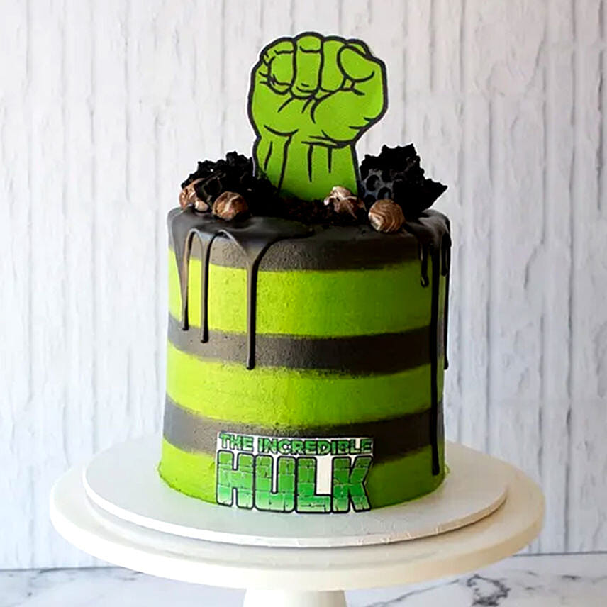 Avengers Hulk Cake