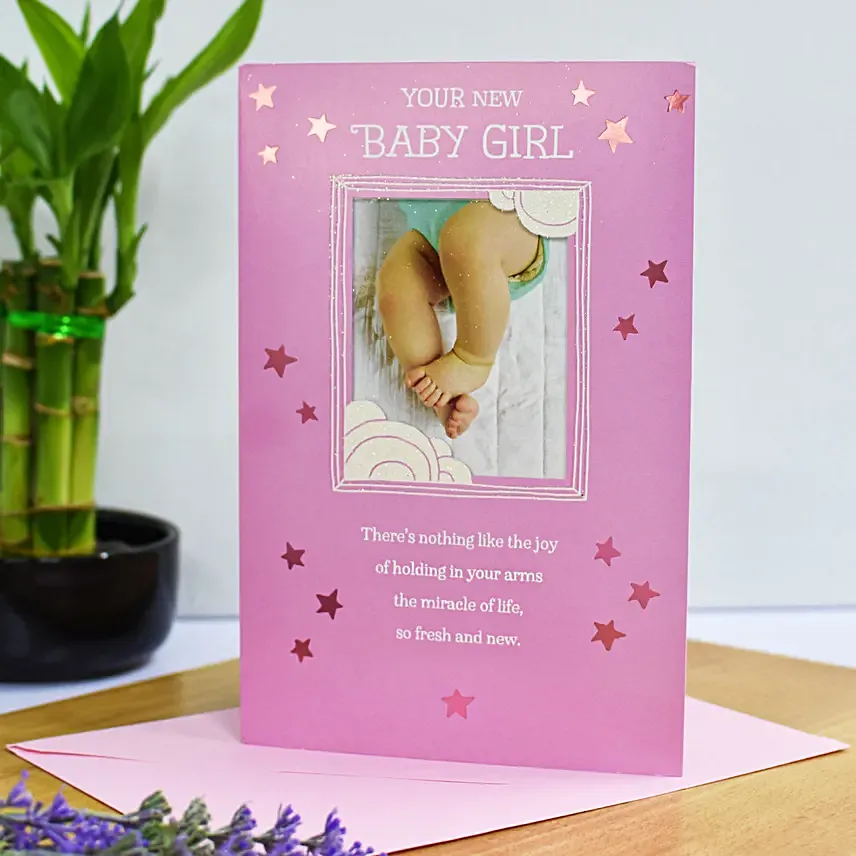 Baby Girl Greeting Card