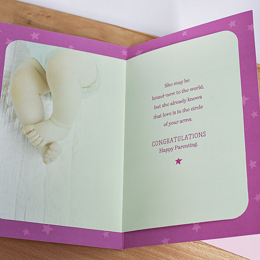 Baby Girl Greeting Card