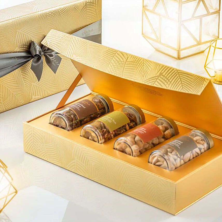 Bateel Gold Palm Nuts Gift Set