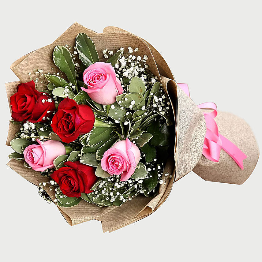 Beautiful Flowers Bouquet & Cake