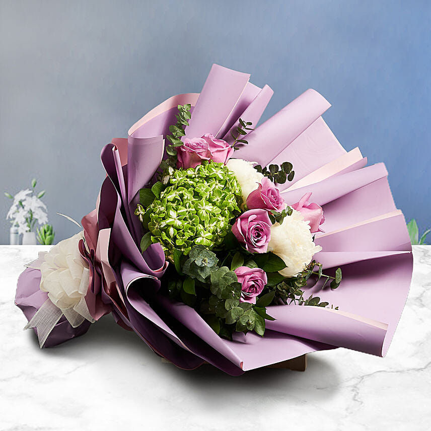 Beauty of Peonies with Roses n Hydrengea