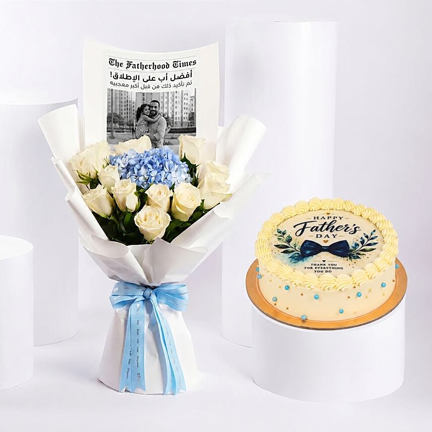Best Dad Ever Bouquet With Cake