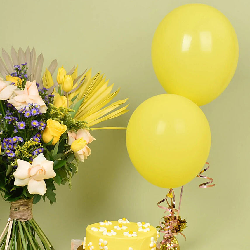 Big Smiles Yellow Arrangement