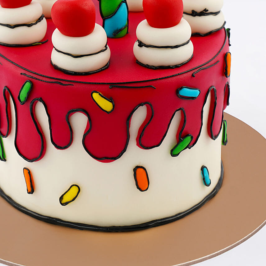 Birthday Candle Vanilla Cake
