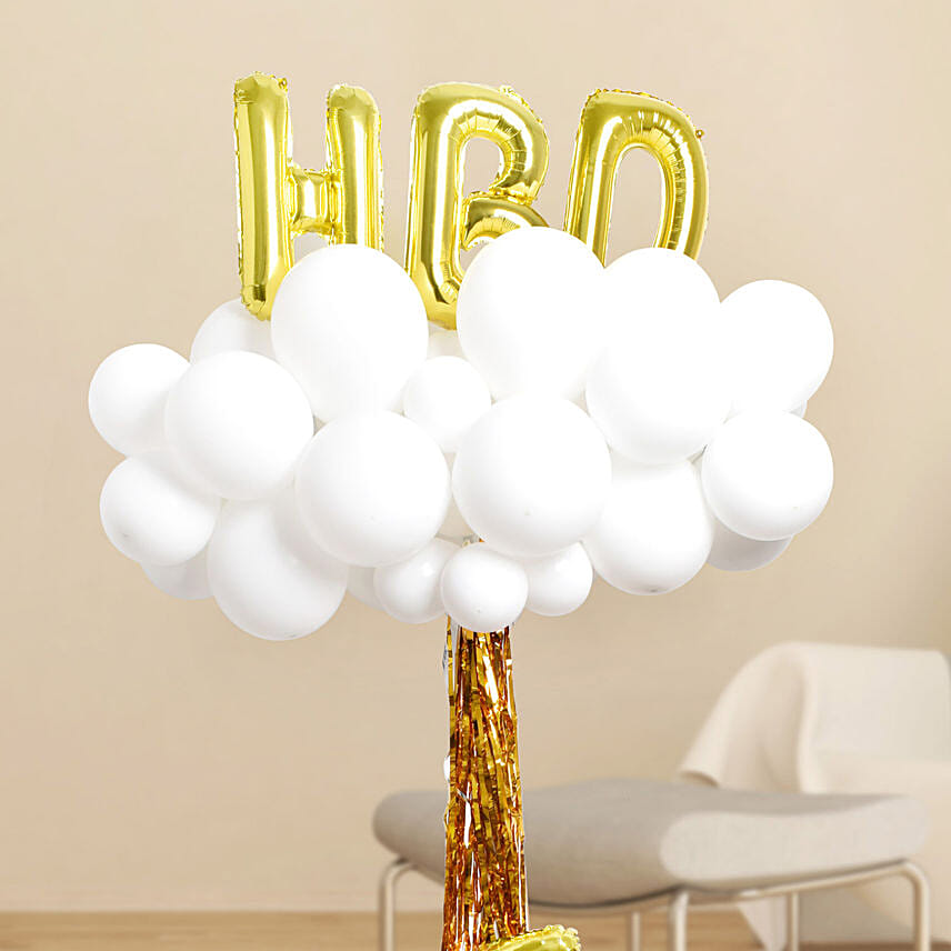 Birthday Cloud Balloon Arrangement