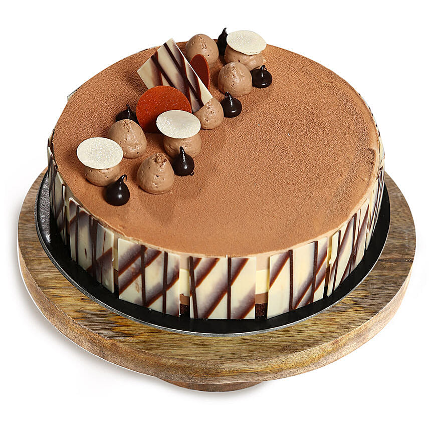 Birthday Cushion with Triple Choco Cake