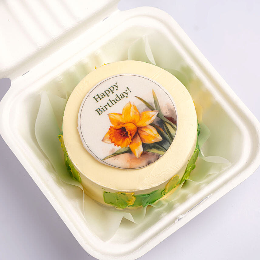 Birthday Florala Bento Cake