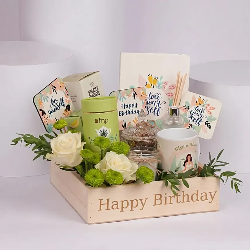 Birthday Indulgence N Inspiration Hamper