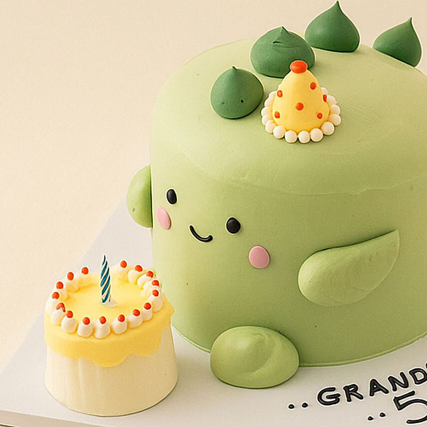 Birthday Joy Dinosaur Fudge Cake 2 KG