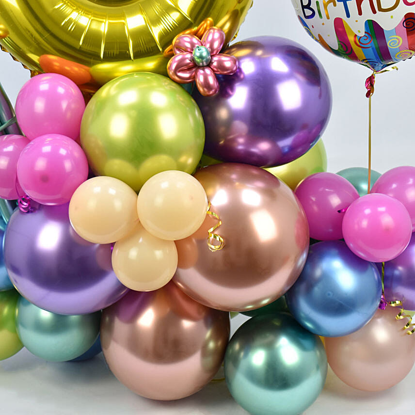 Birthday Numeric Single Balloon Arrangement
