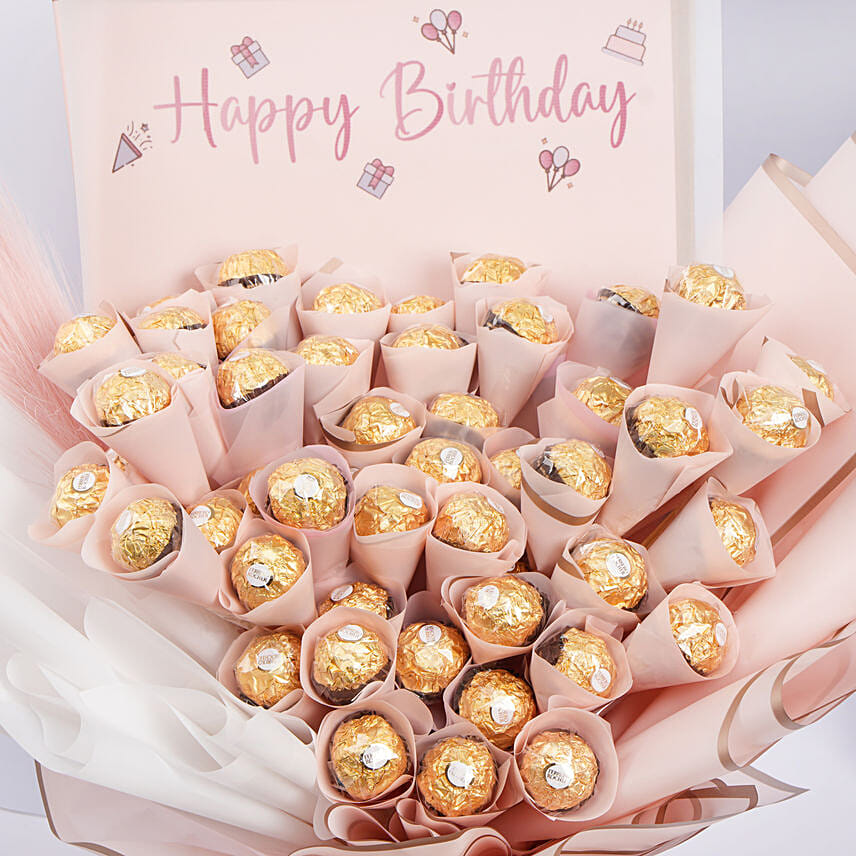Birthday Rocher Bouquet