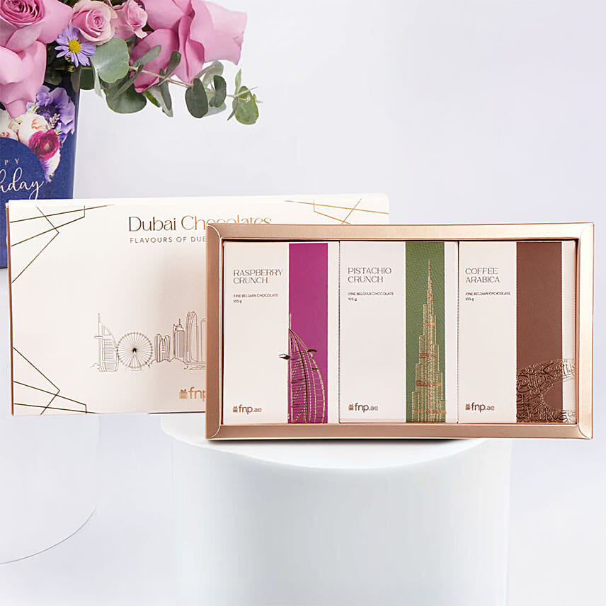 Birthday Surprise With Dubai Chocolates